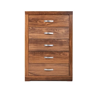 Foto 3 | Foto 3 | Tocador - Cajonera Y Espejo De Cuerpo Completo Color Nogal - Madera Mdf