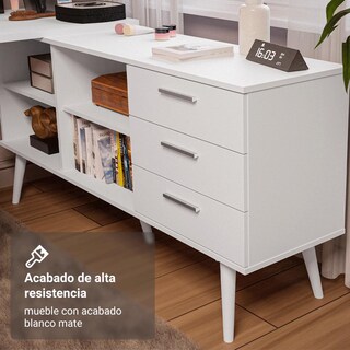 Foto 6 | Foto 6 | Tocador De Esquina Para Maquillaje O Escritorio Madesa Bb