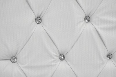 Foto 3 | Foto 3 | Cabecera King Size Color Blanco Y Plata - Madera Mdf Tapizada