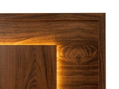 Foto 2 | Foto 2 | Cabecera Con Luz King Size Color Parota - Madera Industrializada