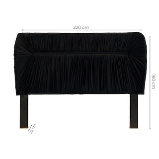Foto 3 | Foto 3 | Cabecera King Size Color Negro - Tapizado