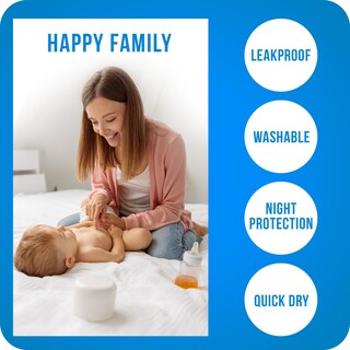 Foto 7 | Foto 7 | Almohadillas Impermeables Y Lavables Utopia Bedding, 34 X 52 Cm, Paquete De 4 - Venta Internacional.