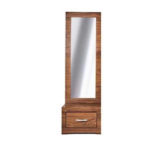 Foto 6 | Foto 6 | Recámara King Size De 5 Piezas Con Cabecera, 2 Burós, Cajonera Y Espejo Color Nogal - Madera Mdf