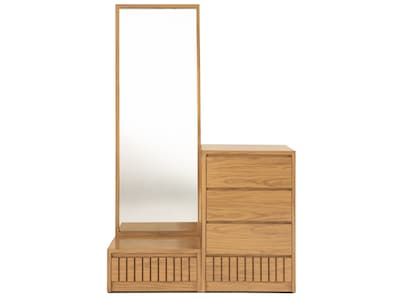 Foto 5 | Foto 5 | Espejo De Cuerpo Completo / De Pie Con 1 Cajón Color Natural - Madera Industrializada
