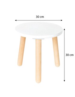 Foto 3 | Foto 3 | Banco Infantil Duduk Circular color Blanco