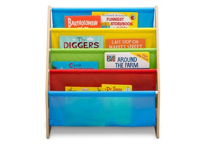 Foto 5 | Foto 5 | Estantería Para Libros Delta Children Sling De Madera De 4 Niveles Con Bolsillos - Venta Internacional.