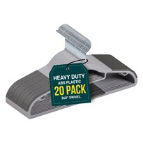 Venta Internacional- Perchas para Ropa Lifemaster con Revestimiento de Goma Antideslizante