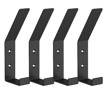 Foto 1 | Foto 1 | Percheros para Ropa de Acero Inoxidable Eo Safe Imports Esi-11528 Negro 4 Piezas