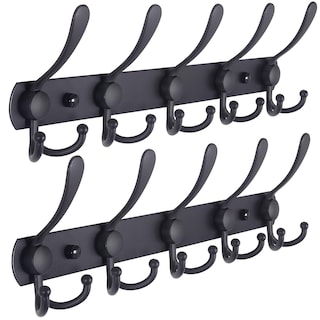 Foto 1 | Foto 1 | Perchero para Colgar en la Pared 5 Ganchos de Acero Inoxidable 2 Unidades - Venta Internacional
