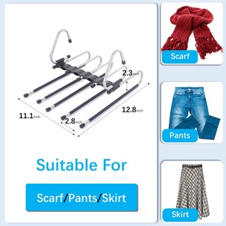 Foto 6 | Foto 6 | Ganchos para Pantalones Feerahozer Magic 5 Niveles 2 Piezas -Venta Internacional