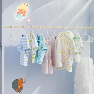 Foto 6 | Foto 6 | Baby Hangers Goodtou, 60 Unidades, Plástico, Color Blanco, Para Armario - Venta Internacional.
