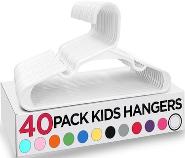 Foto 1 | Foto 1 | Perchas Para Niños Utopia Home, Paquete De 40 Unidades, 29,2 Cm De Plástico, Color Blanco - Venta Internacional.