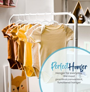 Foto 7 | Foto 7 | Perchas Para Niños Utopia Home, Paquete De 40 Unidades, 29,2 Cm De Plástico, Color Blanco - Venta Internacional.