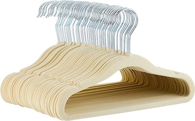 Foto 1 | Foto 1 | Perchas Antideslizantes Amazon Basics De Terciopelo Para Niños, 50 Unidades - Venta Internacional.