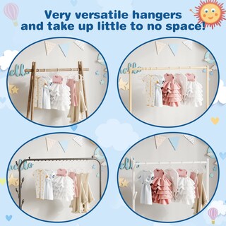 Foto 4 | Foto 4 | Baby Hangers Goodtou, 60 Unidades, Plástico Blanco, Para Armario - Venta Internacional.