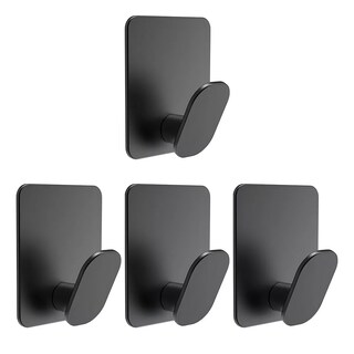 Foto 1 | Foto 1 | Gancho Adhesivo De Acero Inoxidable Para Toallas De Baño4pcs Eo Safe Imports Esi-15482 Negro