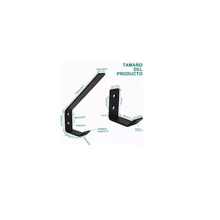 Foto 2 | Foto 2 | Perchero Para Casco Perchero Gancho De Acero Inoxidable 8pcs Eo Safe Imports Esi-15479 Negro