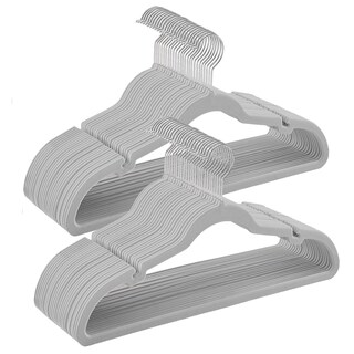 Foto 1 | Foto 1 | Perchas De Terciopelo Songmics Ucrf029g50, Paquete De 50 Unidades, Color Gris Tórtola - Venta Internacional.