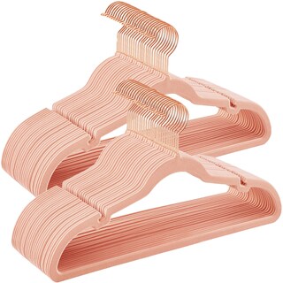 Foto 1 | Foto 1 | Perchas De Terciopelo Songmics Ucrf029pk05, Paquete De 50 Unidades, Color Rosa Gelatina - Venta Internacional.