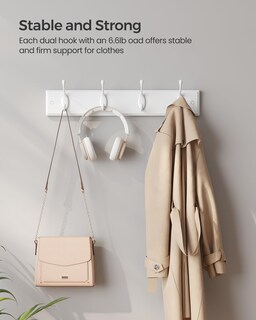 Foto 4 | Foto 4 | Perchero de Pared Songmics con 8 Ganchos Dobles - Venta Internacional