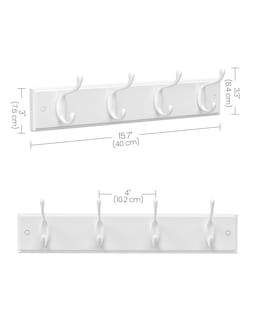Foto 5 | Foto 5 | Perchero de Pared Songmics con 8 Ganchos Dobles - Venta Internacional