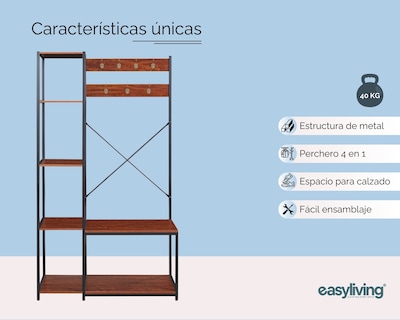 Foto 2 | Foto 2 | Perchero Organizador Easy Living Bremer Café