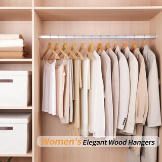 Foto 5 | Foto 5 | Perchas Para Ropa Amazon Basics Wood Suit Natural, Paquete De 20 - Venta Internacional.
