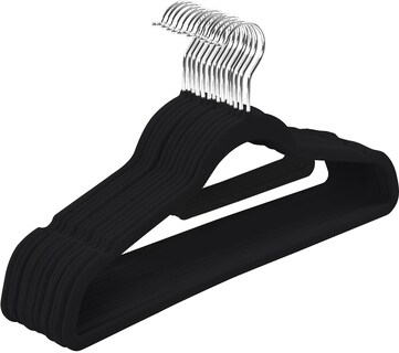 Foto 7 | Foto 7 | Colgador De Ropa Utopia Home Premium Velvet, 50 Unidades, Color Negro - Venta Internacional.