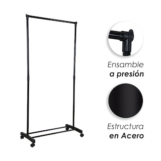 Foto 6 | Foto 6 | Ilios Innova | Perchero De Ropa Multifuncional Sencillo Negro