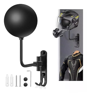 Foto 3 | Foto 3 | Soporte Para Casco Motocicleta Y Guantes, Rotación 180 Grados Negro