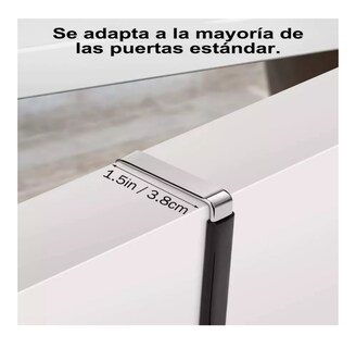 Foto 3 | Foto 3 | Ganchos Para Colgar De Puerta Para Ropa/sombrero 6 Pcs Negro/plata Belug
