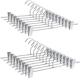 Foto 1 | Foto 1 | Perchas Para Pantalones Amber Home De Metal Con Clips, 50 Unidades, Cromadas, 12,6 Cm - Venta Internacional.