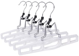 Hangers Quality Hangers, Paquete De 80 Unidades, Plástico Blanco Con Cierre - Venta Internacional.