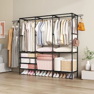 Foto 4 | Foto 4 | Closet Armable Para Ropa Bluelander Negro De 3 Divisiones