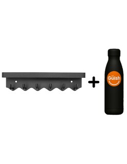 Foto 1 | Foto 1 | Portallaves De Pared Negro + Gratis Termo Güish De Regalo