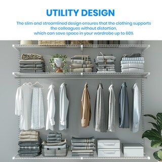 Foto 5 | Foto 5 | Perchas De Terciopelo Simple Deluxe, 50 Unidades, Color Blanco - Venta Internacional.