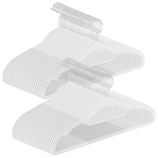Foto 1 | Foto 1 | Percheros Songmics, 50 Unidades, Plástico Resistente, Color Blanco - Venta Internacional.