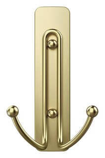 Foto 3 | Foto 3 | Wall Hooks Command, Tamaño Grande, De Latón Satinado, 2 Ganchos Dobles, 4 Libras - Venta Internacional.