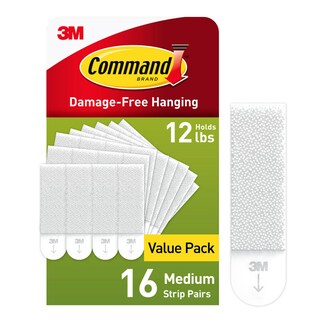 Foto 1 | Foto 1 | Tiras Para Colgar Cuadros 3m Command, 10 Kg, Tamaño Mediano, 16 Pares - Venta Internacional.