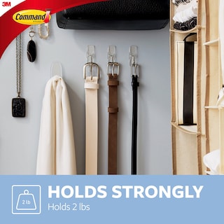 Foto 4 | Foto 4 | Wall Hooks Command, De Alambre Transparente, Tamaño Mediano, 6 Ganchos, 2 Libras - Venta Internacional.