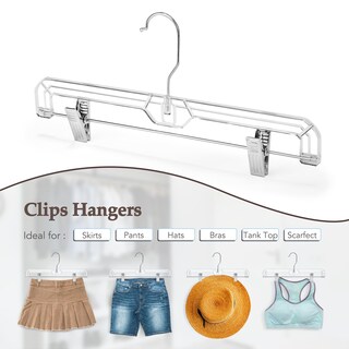 Foto 5 | Foto 5 | Perchas Para Pantalones House Day Transparentes Con Clips Paquete De 25 Unidades Para Mujer - Venta Internacional.