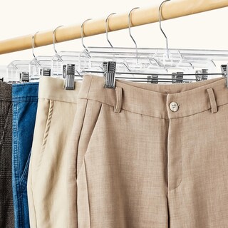 Foto 7 | Foto 7 | Perchas Para Pantalones House Day Transparentes Con Clips Paquete De 25 Unidades Para Mujer - Venta Internacional.