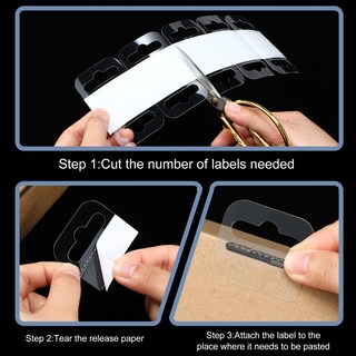 Foto 5 | Foto 5 | Hang Tags Blulu  1500 Piezas  Transparentes  Autoadhesivas - Venta Internacional.