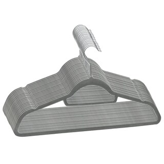 Foto 1 | Foto 1 | Set De 50 Perchas Robustas Con Revestimiento De Terciopelo Gris Vidaxl - Venta Internacional.