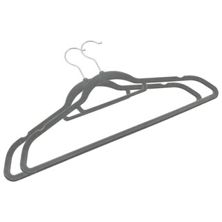Foto 3 | Foto 3 | Juego De Perchas Vidaxl Con Revestimiento De Terciopelo 20 Unidades Color Gris - Venta Internacional.