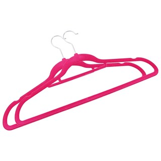 Foto 3 | Foto 3 | Juego De Perchas Vidaxl De Plástico Duradero 100 Unidades Terciopelo Rosa - Venta Internacional.