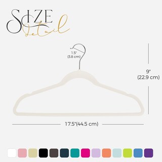 Foto 7 | Foto 7 | Perchas De Terciopelo House Day Premium (paquete De 20 Color Marfil) - Venta Internacional.