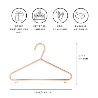 Foto 2 | Foto 2 | Paja De Trigo Hangers 3 Sprouts De Plástico Paquete De 30 Unidades Para Ropa Infantil - Venta Internacional.