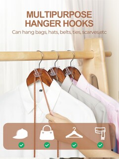 Foto 4 | Foto 4 | Colgador De Ropa Con Conectores House Day Que Ahorran Espacio Paquete De 100 - Venta Internacional.