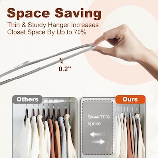 Foto 5 | Foto 5 | Perchas Para Ropa House Day Plástico Resistente 30 Unidades Color Gris - Venta Internacional.